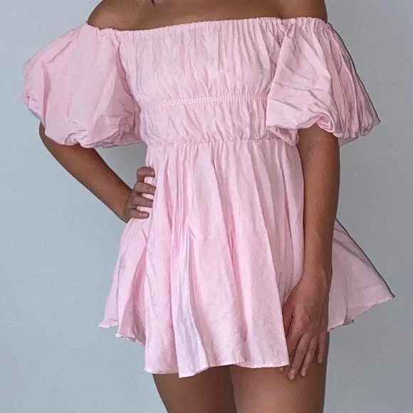 Dresses | Light Pink Baby Doll Dress | Poshmark